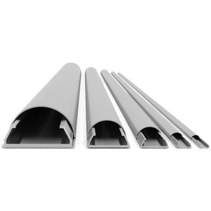 Premium aluminium kabelgoot - 110 x 5 cm / zilver