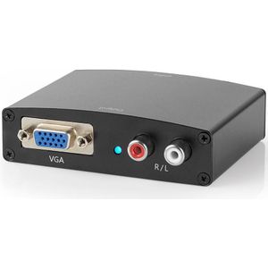 Nedis HDMI naar VGA + Tulp 2RCA converter met HDCP / zwart