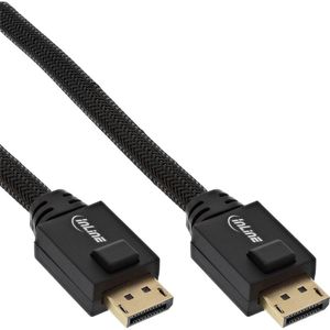 Actieve premium DisplayPort kabel - versie 1.2 (4K 60Hz) / zwart - 15 meter