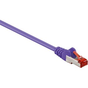 S/FTP CAT6 Gigabit netwerkkabel / paars - LSZH - 30 meter