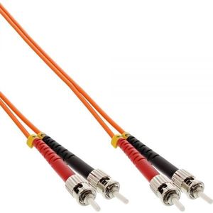 ST Duplex Optical Fiber Patch kabel - Multi Mode OM1 - oranje / LSZH - 35 meter
