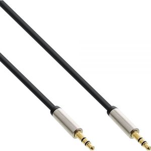 Premium 3,5mm Jack stereo audio slim kabel - 2 meter