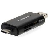 Nedis - Dual Card Reader - USB 2.0 - Geheugenadapter