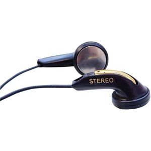 SoundLAB stereo earphones - waterbestendig / zwart - 1,2 meter