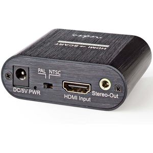 Nedis premium HDMI naar Scart + Audio converter / zwart