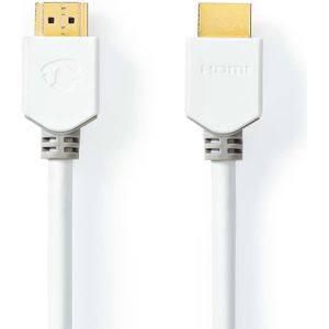 Nedis HDMI kabel - HDMI2.0 (4K 60Hz + HDR) / wit - 5 meter