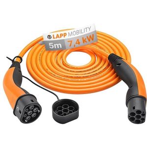 LAPP EV Type 2 - EV Type 2 HELIX oplaadkabel - 7,4kW / oranje - 5 meter