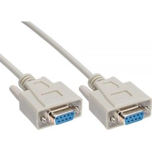 Premium seriële RS232 kabel 9-pins SUB-D (v) - 9-pins SUB-D (v) / UL gecertificeerd - 1,8 meter