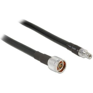 N (m) - RP-SMA (m) kabel - CFD400/LLC400 - 50 Ohm / zwart - 10 meter