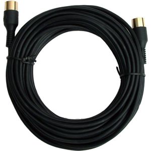 Cavus 8-pins DIN Powerlink PL8 kabel voor B&O / zwart - 5 meter