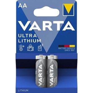 Varta AA (FR6) Ulta Lithium batterijen - 2 stuks in blister