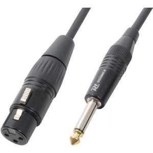 PD Connex XLR (v) - 6,35mm Jack mono (m) audiokabel - 12 meter
