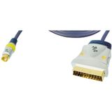 Premium S-VHS (m) - Scart (m) kabel - 1,5 meter
