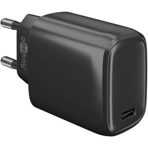 Goobay thuislader met 1 USB-C PD poort - 20W / zwart