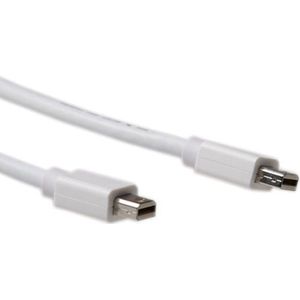 Mini DisplayPort kabel - versie 1.2 (4K 60 Hz) - UL / wit - 3 meter