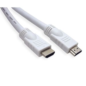 HDMI kabel - versie 1.4 (4K 30Hz) - CCS aders / wit - 1 meter