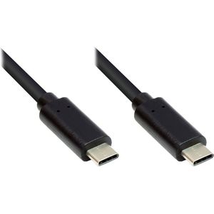 USB-C naar USB-C kabel - USB2.0 - tot 60W / zwart - 2 meter