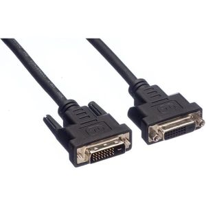 DVI-D Dual Link monitor verlengkabel / zwart - 1 meter