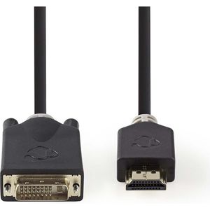 Nedis DVI-D Dual Link - HDMI kabel - 2 meter