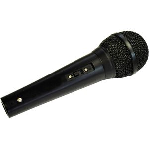 Mr Entertainer bedrade karaoke microfoon - XLR - 6,35mm Jack / zwart - 3 meter