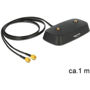 Antenne basis LTE MIMO voor 2 SMA antennes - 1 meter