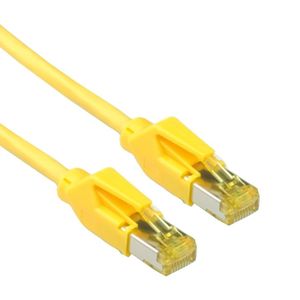 Draka UC900 premium S/FTP CAT6a 10 Gigabit netwerkkabel / geel - 2 meter