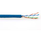 U/UTP CAT6a 10 Gigabit netwerkkabel met flexibele aders - AWG24 - PVC / blauw - 305 meter