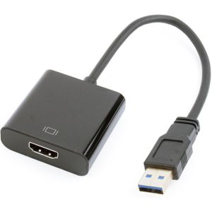 Dolphix USB display-adapterkabel, zwart