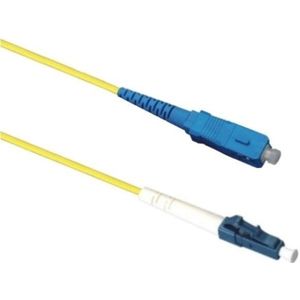 LC - SC Simplex Optical Fiber Patch kabel - Single Mode OS1 - geel / LSZH - 10 meter