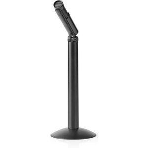 Nedis desk microfoon met kantelbare kop - 1x 3,5mm Jack / zwart - 1,8 meter