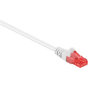 U/UTP CAT6 Gigabit netwerkkabel / wit - PVC - 0,25 meter