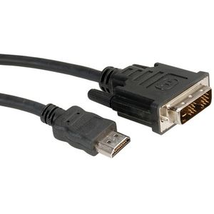 Premium DVI-D Single Link - HDMI kabel / UL - 2 meter