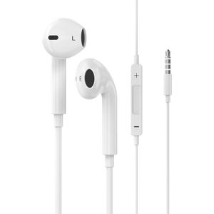 Sinox - GO - In-Ear Koptelefoon - Wit - 1,2 Meter, Microfoon, 3,5mm Jack