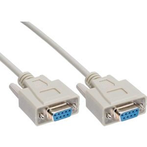 Premium seriële RS232 kabel 9-pins SUB-D (v) - 9-pins SUB-D (v) / gegoten connectoren - 1,8 meter