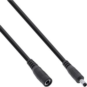 DC verlengkabel | 4,0 x 1,7mm | max. 24W | zwart | 3 meter