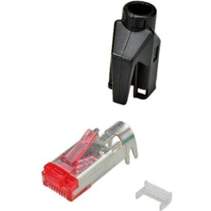 10x Hirose RJ45 krimp connector - (S)FTP - CAT6 - zwart