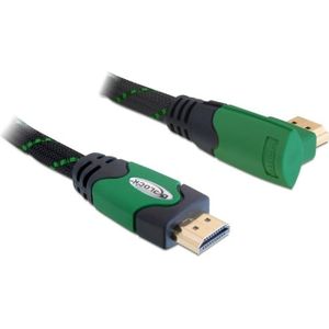 Premium HDMI kabel - 90° haaks naar rechts - versie 1.4 (4K 30Hz) - 1 meter