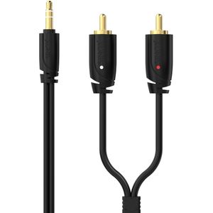Sinox PRO 3,5mm Jack - Tulp kabel | 1 meter