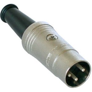 REAN NYS321 DIN 3-pins (m) connector / metaal