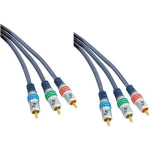 Premium Tulp component video kabel - 10 meter