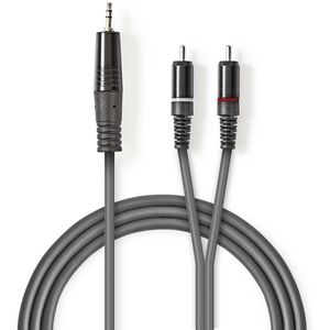 Nedis 3,5mm Jack - Tulp stereo audio kabel - 5 meter