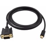 Mini DisplayPort 1.1 naar VGA kabel / zwart - 1,8 meter