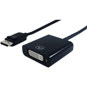 DisplayPort 1.1 naar DVI adapter (1920 x 1200) / zwart - 0,15 meter