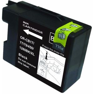 SecondLife inkt cartridge zwart voor Brother LC-1280BK XXL
