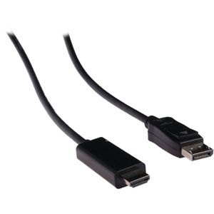 DisplayPort naar HDMI kabel - DP 1.1 / HDMI 1.3 (Full HD 1080p) / zwart - 1 meter