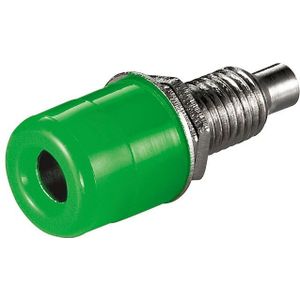 Groene banana contra connector voor paneelmontage