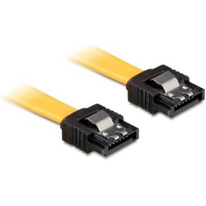 SATA datakabel - plat - SATA600 - 6 Gbit/s / geel - 0,70 meter