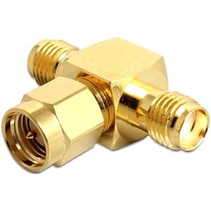 Delock - SMA Buchse - SMA Stecker - SMA Buchse T-Stück