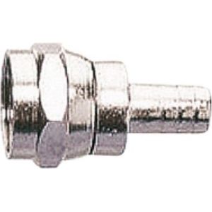 F krimp connector 50 Ohm mannelijk voor RG58 kabel