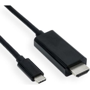 USB-C naar HDMI 4K 60Hz actieve kabel / zwart - 10 meter